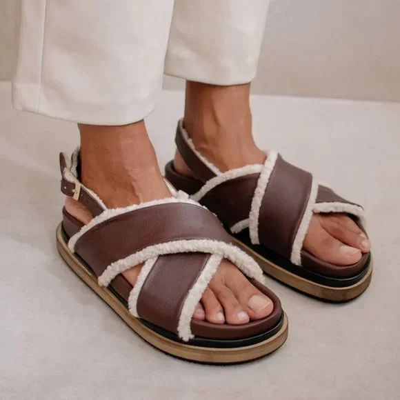 Alohas Brown Marshmallow Sandal - Picture 1 of 3